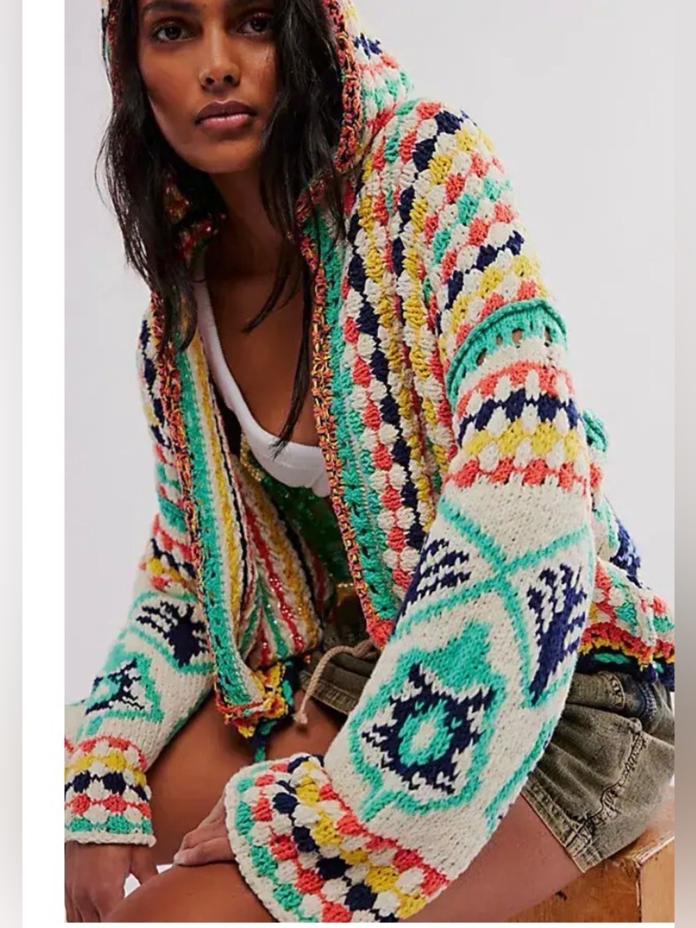 Free People Baja Baby Cardi